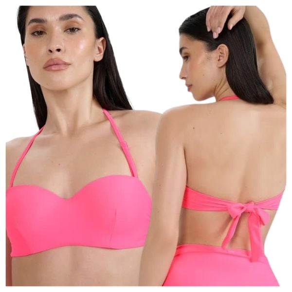 Góra od bikini damska 4F 4FWSS25UBKTF072. Fioletowe bikini damskie 4f, na lato, m, bez wzorów. Za 79.99 zł.