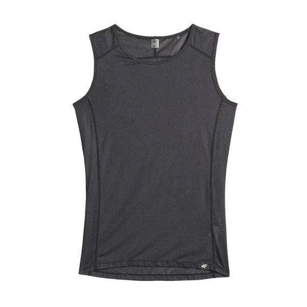 Tank top 4F FNK M726. Czarne t-shirty męskie 4f, m, bez wzorów, ze skóry, klasyczne, bez kołnierzyka. Za 133.50 zł.