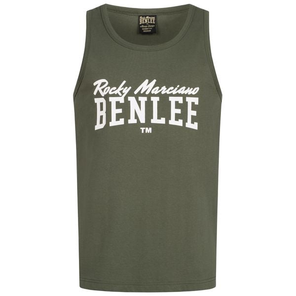 Tank top Benlee Ludica. Białe koszulki sportowe męskie BENLEE, m, bez wzorów, z bawełny, bez kołnierzyka. Za 120.50 zł.