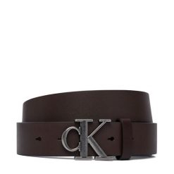 Pasek Calvin Klein. Brązowe paski damskie Calvin Klein, bez wzorów. Za 249.99 zł.