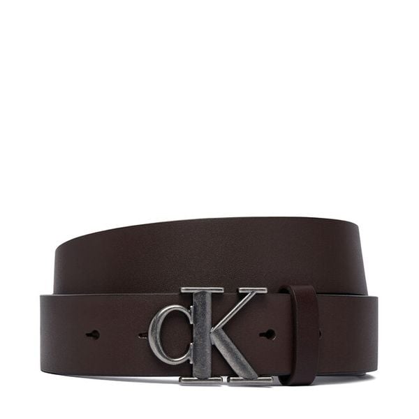 Pasek Calvin Klein. Brązowe paski damskie Calvin Klein, bez wzorów. Za 222.99 zł.