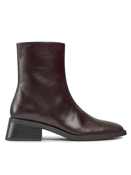 Vagabond Shoemakers Botki Blanca 5217-201-35 Brązowy. Brązowe botki damskie Vagabond Shoemakers, ze skóry, bez obcasa, na słupku, bez zapięcia. Za 719.99 zł.
