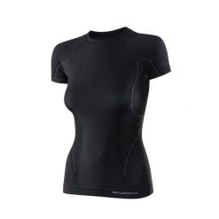 Koszulka wełniana z krótkim rękawem damska Brubeck ACTIVE WOOL. Czarne t-shirty damskie Brubeck, s, bez wzorów, z elastanu, bez kołnierzyka. Za 190.99 zł.
