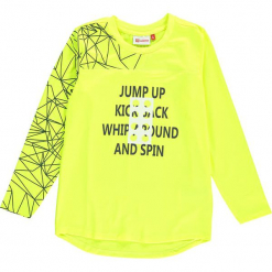 Koszulka "Thomas 602" w kolorze jaskrawożółtym. Zielone t-shirty dla chłopców marki Lego Wear Fashion, z bawełny, z długim rękawem. W wyprzedaży za 49.95 zł.