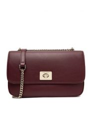 Nine West Torebka CEO-TENNESSEE-I-LDA8206 Bordowy. Czerwone torebki do ręki damskie Nine West, bez wzorów, z materiału, wizytowe, bez dodatków. Za 249.99 zł.