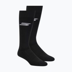 Skarpety męskie SKECHERS 1/2 Terry Over The Knee 2. Czarne skarpety męskie Skechers, bez wzorów, z materiału. Za 52.99 zł.