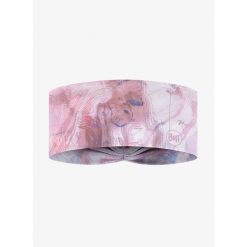 Opaska na głowę damska Buff Coolnet UV Ellipse Headband - orisa pink azalea. Czerwone czapki i kapelusze damskie Buff, bez wzorów, sportowe. Za 98.99 zł.