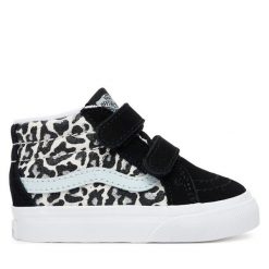 Sneakersy Vans. Niebieskie trampki i tenisówki chłopięce Vans, bez wzorów, bez zapięcia. Za 199.99 zł.