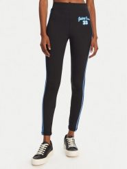 Juicy Couture Legginsy JCSML125405 Czarny Slim Fit. Czarne legginsy damskie Juicy Couture, xs, bez wzorów, z syntetyku. Za 199.99 zł.