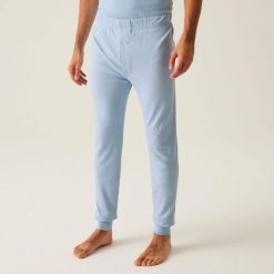 Kalesony robocze męskie Thermal. Niebieskie koszulki sportowe męskie Regatta, m, bez wzorów, bez kołnierzyka, bez ramiączek, trekkingowe. W wyprzedaży za 89.99 zł.