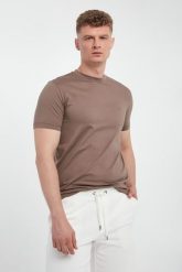 T-shirt męski bawełniany LIU JO. T-shirty męskie Liu Jo, m, bez wzorów, z bawełny, bez kołnierzyka. Za 219.00 zł.