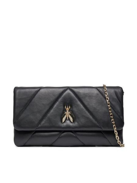 Patrizia Pepe Torebka 8B0207/L006-K103 Czarny. Czarne torebki do ręki damskie Patrizia Pepe, bez wzorów, ze skóry, wizytowe, bez dodatków. Za 819.99 zł.