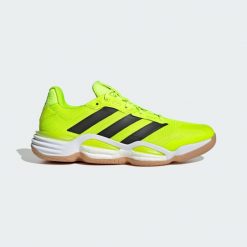 Buty Stabil 16 Indoor. Szare obuwie sportowe damskie Adidas, bez wzorów, z materiału, trekkingowe. W wyprzedaży za 575.60 zł.
