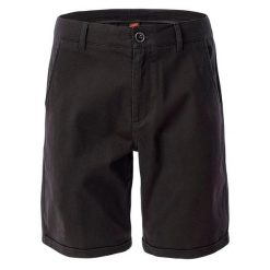 Shorty Męskie Lesori. Czarne krótkie spodenki sportowe męskie IGUANA, m, bez wzorów, trekkingowe. Za 155.99 zł.