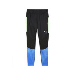 Męskie spodnie treningowe individualFINAL PUMA Black Fizzy Apple Yellow. Czarne spodnie sportowe męskie Puma, l, bez wzorów, na fitness i siłownię. W wyprzedaży za 198.85 zł.