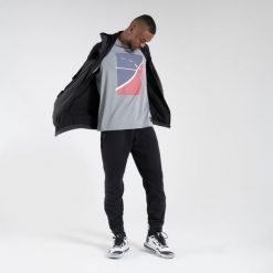 Bluza z kapturem do koszykówki męska Tarmak J500. Szare bluzy męskie TARMAK, m, bez wzorów, z bawełny, z kapturem, do koszykówki. Za 119.90 zł.