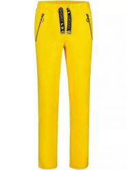 Szorty Damskie Luhta Jantoniemi. Żółte szorty sportowe damskie Luhta, bez wzorów, z materiału, eleganckie, narciarskie. Za 369.00 zł.