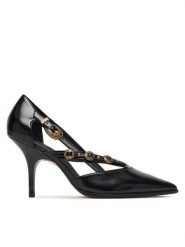 PINKO Szpilki Lady 02 SD0495 E037 Czarny. Czarne szpilki damskie Pinko, bez wzorów, ze skóry, bez obcasa, bez zapięcia. Za 1,119.00 zł.