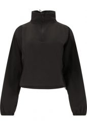 Kurtka damska Athlecia Sharma. Czarne kurtki damskie Athlecia, bez wzorów, z dresówki, bez kaptura. Za 259.00 zł.