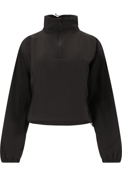 Kurtka damska Athlecia Sharma. Czarne kurtki damskie Athlecia, bez wzorów, z dresówki, bez kaptura. Za 259.00 zł.