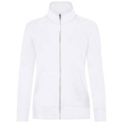 Kurtka Unisex Premium. Białe kurtki damskie Fruit of the Loom, xl, bez wzorów, bez kaptura, trekkingowe. Za 159.99 zł.