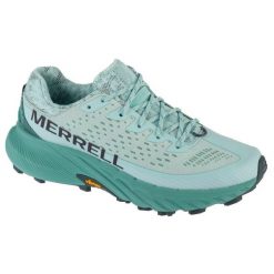 Buty do biegania Merrell Agility Peak 5 J068266 zielone. Zielone obuwie sportowe damskie bez wzorów, z materiału, do biegania. Za 823.35 zł.