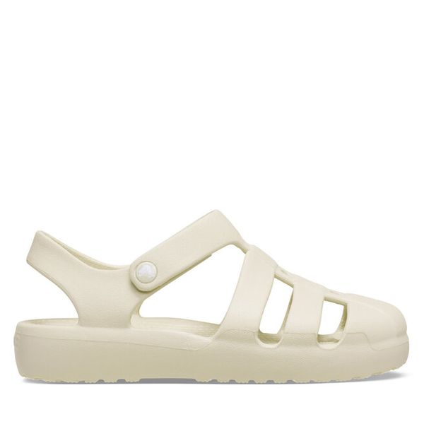 Sandały Crocs. Brązowe sandały dziewczęce Crocs, bez zapięcia. Za 149.99 zł.