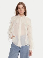 ONLY Koszula Taryn 15360696 Beżowy Regular Fit. Brązowe bluzki damskie Only, m, bez wzorów, z syntetyku, bez kołnierzyka, bez ramiączek. Za 149.99 zł.