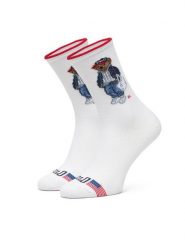 Polo Ralph Lauren Skarpety długie 455P10250001 Biały. Białe skarpety damskie Polo Ralph Lauren, bez wzorów, z bawełny. Za 85.99 zł.