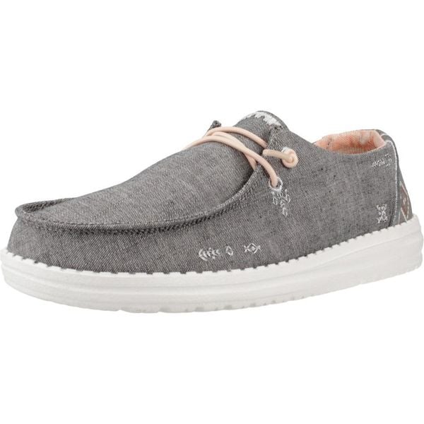 Buty HEY DUDE WENDY BOHO Szary. Szare trekkingi damskie Hey dude, trekkingowe. Za 391.40 zł.