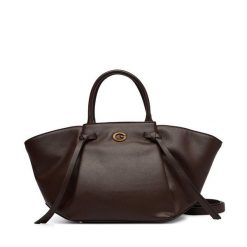 Torebka Guess. Brązowe torebki do ręki damskie Guess, z aplikacjami, klasyczne, bez dodatków. Za 634.99 zł.