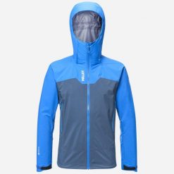 Kurtka Alpinistyczna Millet Kamet GTX. Niebieskie kurtki męskie Millet, na zimę, m, bez wzorów, z gore-texu, z kapturem. Za 2,060.10 zł.