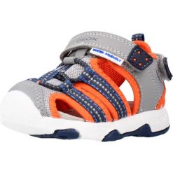 Sandały GEOX B SANDAL MULTY BOY B Szary. Szare obuwie sportowe damskie Geox, bez wzorów, trekkingowe. Za 137.99 zł.