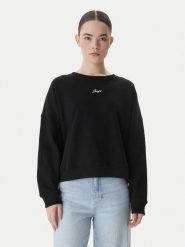 BOSS Bluza C_Ever 50554711 Czarny Oversize. Czarne bluzy damskie Boss, s, bez wzorów, z bawełny, bez kaptura. Za 549.99 zł.