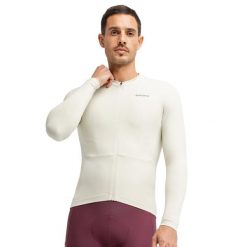 Męska koszulka rowerowa gravel z długim rękawem Kolarstwo Siroko GM6 Rideout. Zielone bluzy męskie SIROKO, m, bez wzorów, z materiału, bez kaptura. Za 337.00 zł.