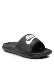 Nike Klapki Victori One Slide CN9677 005 Czarny. Czarne klapki damskie Nike, bez wzorów, ze skóry. Za 139.00 zł.