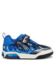 Geox Sneakersy J Inek J559CD 01450 C0693 M Granatowy. Niebieskie buty sportowe chłopięce Geox, bez wzorów, ze skóry, bez zapięcia. Za 159.99 zł.