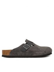 Birkenstock Klapki Boston 1032471 Szary ciemny. Szare klapki męskie Birkenstock, ze skóry. Za 591.99 zł.