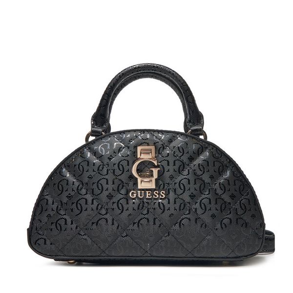 Torebka Guess. Czarne torebki do ręki damskie Guess, z aplikacjami, klasyczne, bez dodatków. Za 319.99 zł.