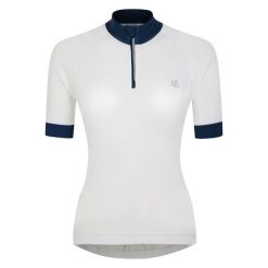 Koszulka rowerowa damska Pedal Through It II. Białe bluzy sportowe damskie Dare 2b, xl, bez wzorów, bez kaptura, rowerowe. Za 56.99 zł.