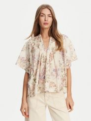 TWINSET Bluzka 251TT2156 Kolorowy Relaxed Fit. Bluzki damskie Twinset, bez wzorów, z bawełny, bez kołnierzyka, bez ramiączek. Za 489.99 zł.
