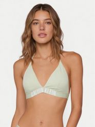 Calvin Klein Swimwear Góra od bikini LV00Q61222 Zielony. Zielone bikini damskie Calvin Klein Swimwear, xl, bez wzorów. Za 209.99 zł.