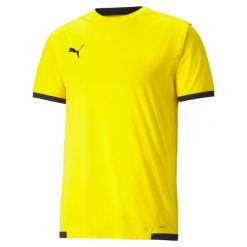 Koszulka Puma Team Liga. Czarne koszulki sportowe męskie Puma, m, bez wzorów, bez kołnierzyka, bez ramiączek, do piłki nożnej. Za 79.00 zł.