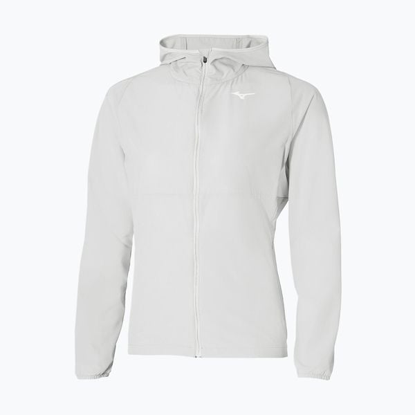 Kurtka do biegania damska Mizuno Alpha Jacket. Szare kurtki damskie Mizuno, l, bez wzorów, z elastanu, bez kaptura, do biegania. Za 239.99 zł.