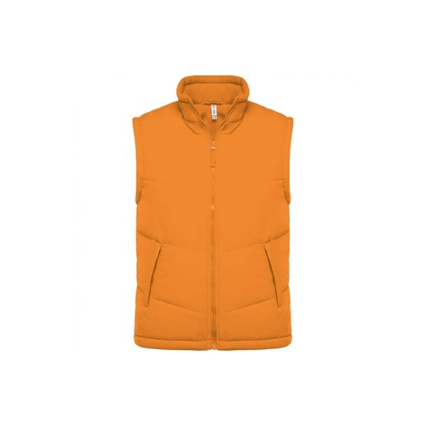 Wyściełana polarem kurtka bez rękawów Kariban Warmer. Brązowe kurtki męskie KARIBAN, m, bez wzorów, z polaru, bez kaptura. Za 218.00 zł.