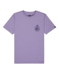 Koszulka z krótkim rękawem dla Chłopcy STREET ECHO Fioletowy. Fioletowe t-shirty dla chłopców Quiksilver, bez wzorów, z bawełny, bez ramiączek. Za 47.50 zł.
