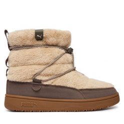 Śniegowce Puma. Brązowe śniegowce i trapery damskie Puma. Za 349.99 zł.