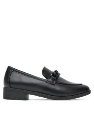 DeeZee Mokasyny W4PH189501 Czarny. Czarne mokasyny damskie DeeZee, ze skóry. Za 119.99 zł.