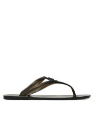 KARL LAGERFELD Japonki Jelly Thong KL80007A Czarny. Czarne klapki damskie KARL LAGERFELD, bez wzorów, z tworzywa sztucznego, bez obcasa. Za 199.99 zł.