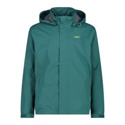 Kurtka wodoodporna CMP. Niebieskie kurtki sportowe męskie CMP, bez wzorów, trekkingowe. Za 340.00 zł.